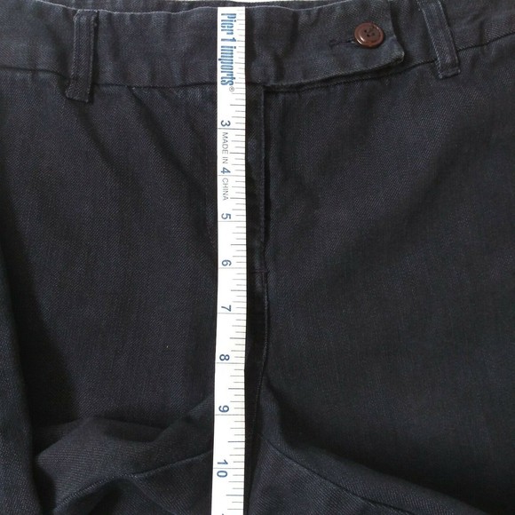 INC International Concepts Women's Flared Leg Jeans Size 14 Navy Dark Wash Denim - Picture 11 of 11